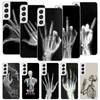 Herbst Röntgen Handknochen Handyhülle Für Samsung Galaxy S26 Ultra S23 S24 S25 Edge S20 FE S21 S22 Plus Weiche Druckschale Abdeckung Fund