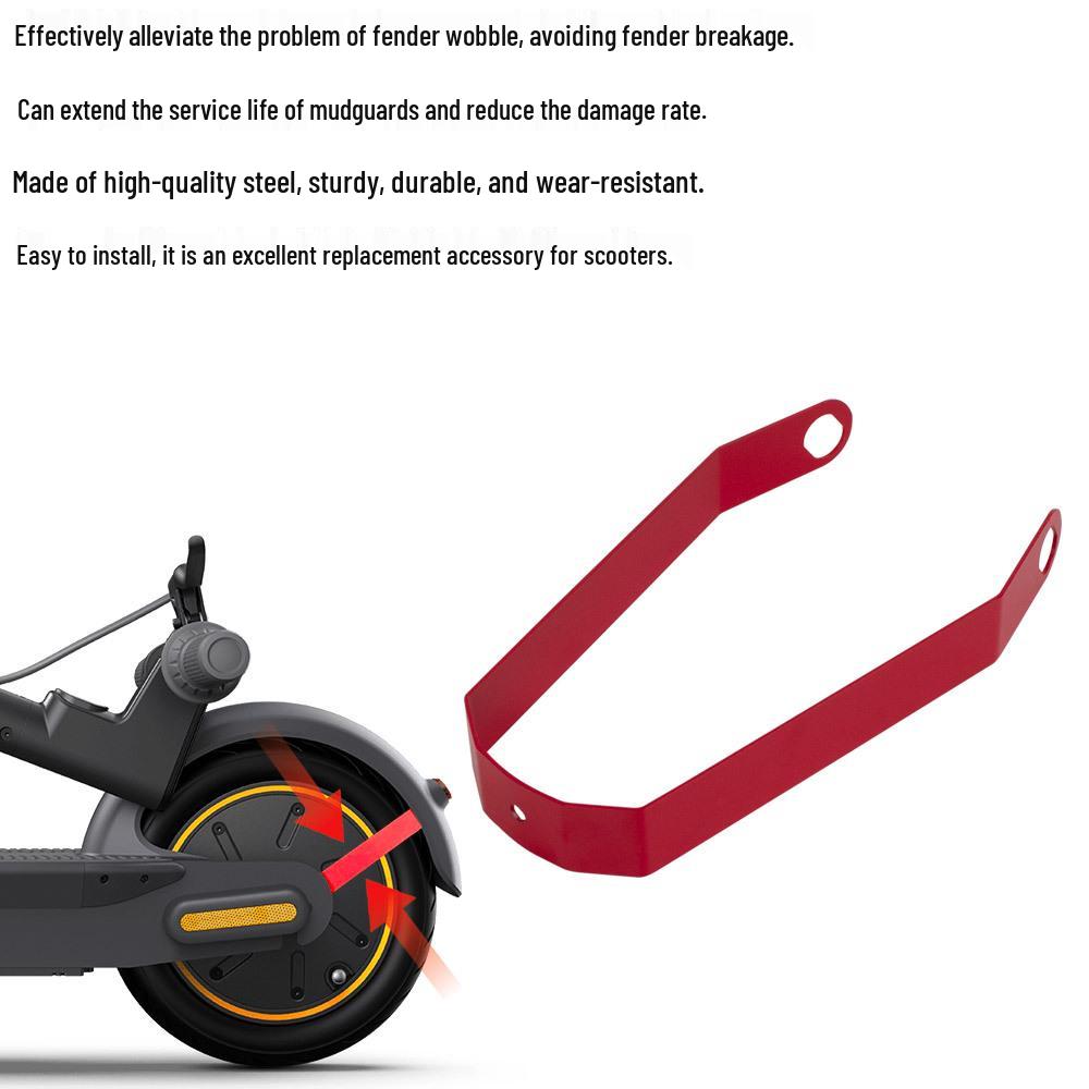 Zwart & Wit Achterspatbord Set met Achterlichthouder voor Ninebot Max G30/G30LP Elektrische Scooter