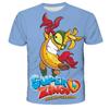 Kids Summer New Casual Funny Cartoon Game 3D Print O-neck T-shirts 3-13 Years Boys Girls Outfits Tops Children Clothes