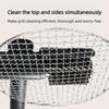 Handheld Electric BBQ Rack Brush Barbecue Grill Heavy Oil Stain Cleaning Brush Rotating Cleaning Barbecue Tool