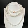 4 Piece Layering Artificial Pearls Necklace Set Adjustable Length Multi Strand Jewelry Neckchain For Women Fashion