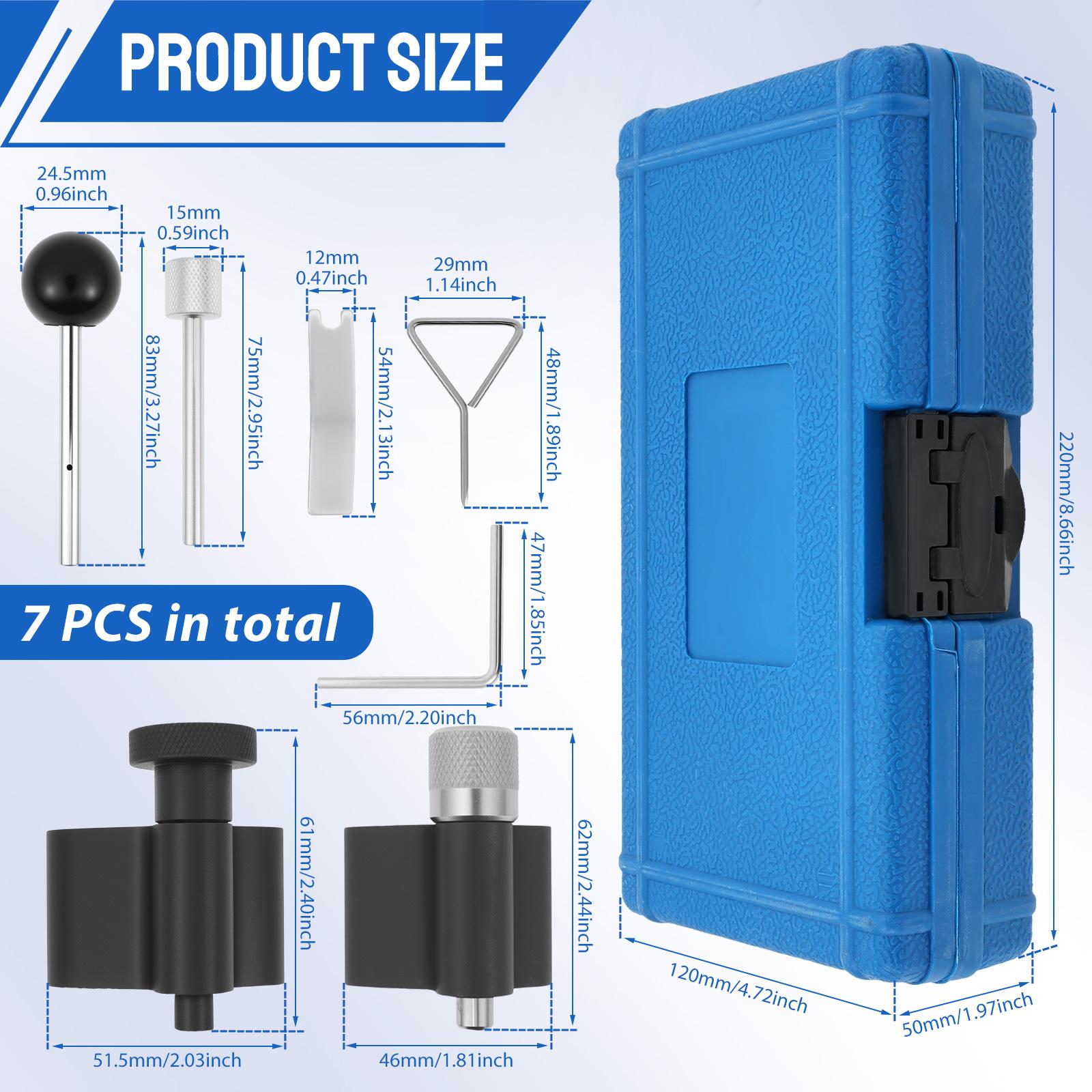 

Engine Timing Tool Carbon Steel Camshaft Diesel Engine Timing Belt Tool Crankshaft Locking Belt Tensioner Pin Pulley Lock Plate