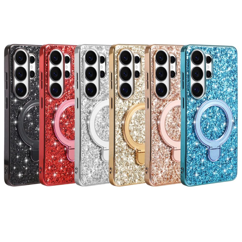 Sterren Glitter Pailletten Klapstandaard Hoesje Voor Samsung Galaxy S26 S25 S24 S23 S22 Ultra Plus A55 A56 A26 Luxe Schokbestendig Hoesje
