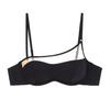 French sexy underwear thin smooth mesh stitching seamless underwear small breasts gather anti-sagging bra cover tube top