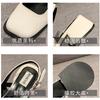 Summer New Retro Mary Jane Shoes Bag Head Sandals Round Head Thick Heel Single Shoes Women