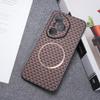 Honor 400PRO Magnetic Protective Phone Case - Overseas Version, Triangle Pattern, Anti-Drop Design