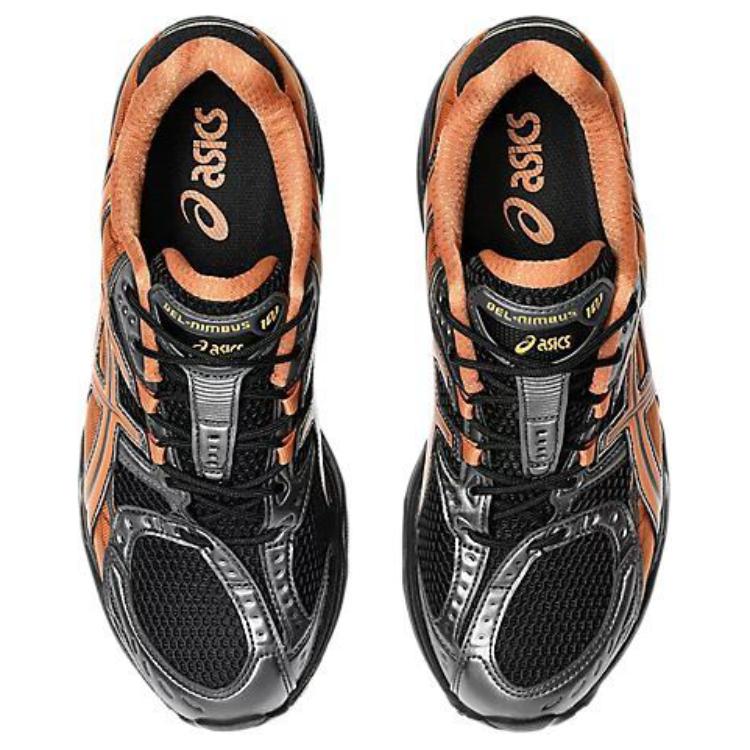 Asics Gel Nimbus 10.1 Black Rust Orange Unisex Sneakers 1203A543-004