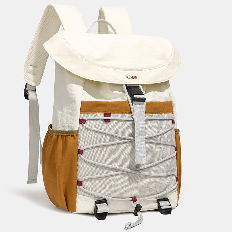 Schoolbag new mountaineering bag men's and women's sports backpack outdoor leisure backpack drawstring hiking lightweight bundle
