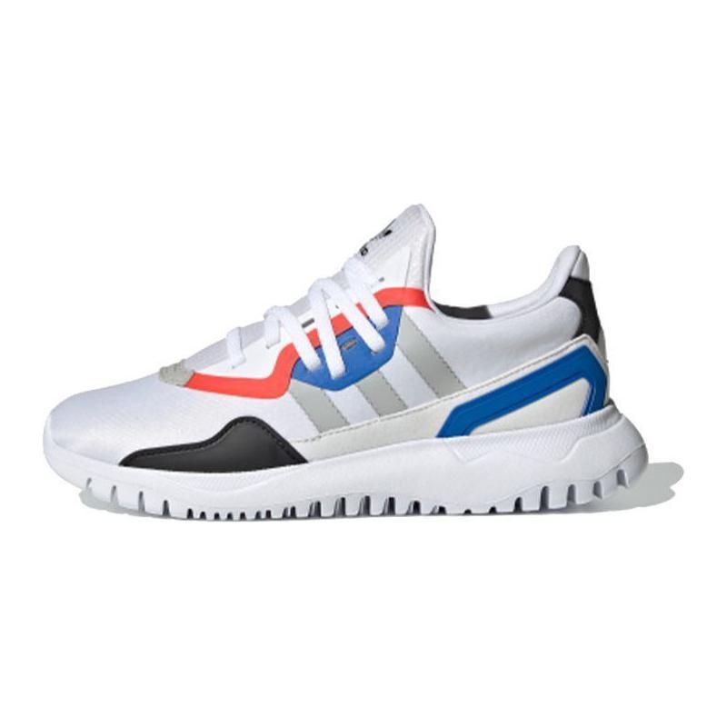 

Adidas Originals Flex Collection J Abrasion Resistant Breathable Low top Kids Lifestyle Shoes White Blue Gray Unisex FX5321 36.5