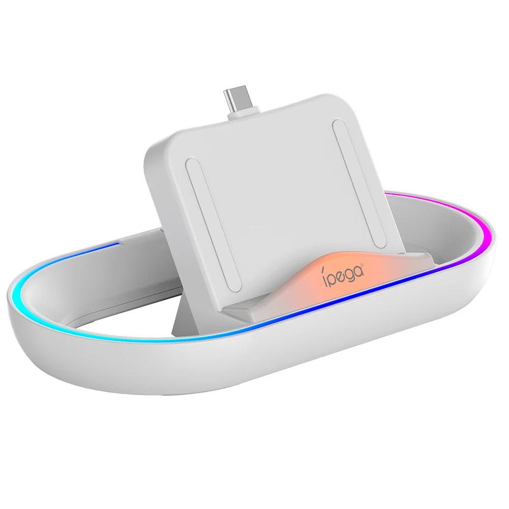 For PS5 Portal Charging Dock Streaming Handheld Type-C Charging Stand with RGB Light Charger Station For Sony Playstation Portal