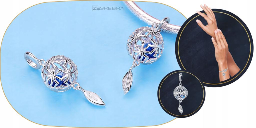 Dreamcatcher Charms Rattle 925 Bead Stones Beads