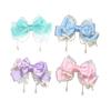 Charm Tassels Hair Clip for Little Girls with Bowknot Detail Portable for Everyday Use and Event Daily Use Casual Wear
