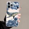 Soft Phone Cover Case for iPhone 17 Pro Max 14 Plus 16 11 XR Air 7 8 12 Mini 15 XS Max 13 Pro Marine Animals