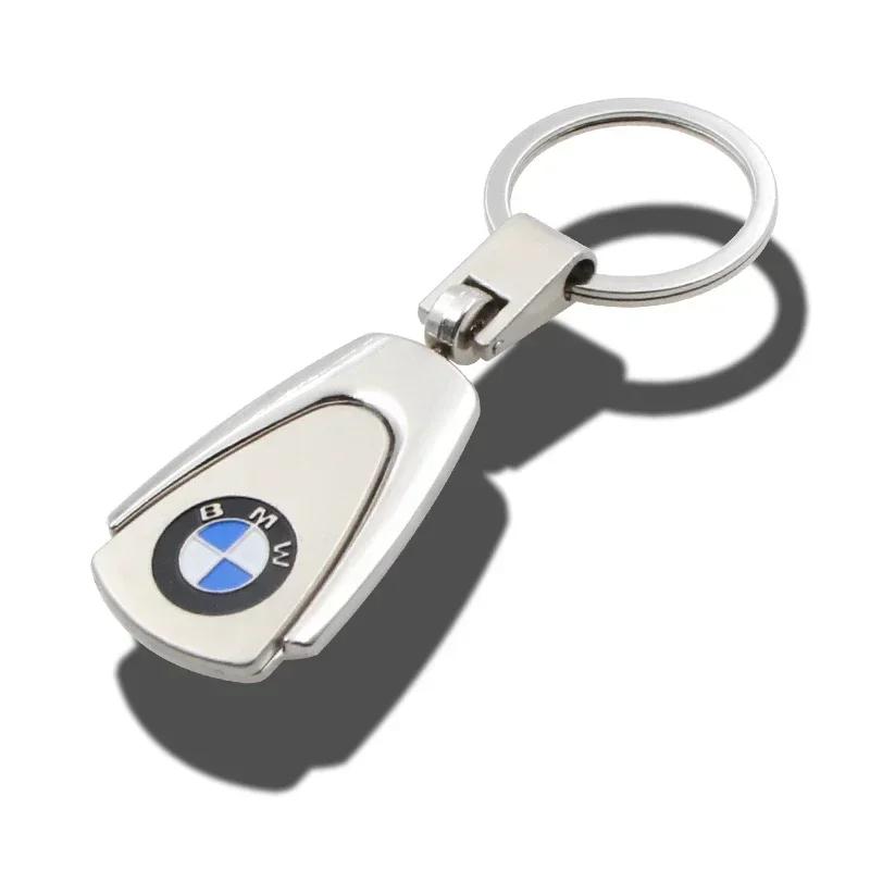 For BMW 1pcs metal key chain key ring car badge keychain For Bmw x1 x3 x5 x6 z4 f10 f20 f30 e36 e39 e46 e60 e90 Car accessories