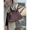 2024 Autumn Winter New Crossbody Women's Bag Fashionable Frosted Shoulder Simple and Versatile Handbag Trendy Design Tote Bag