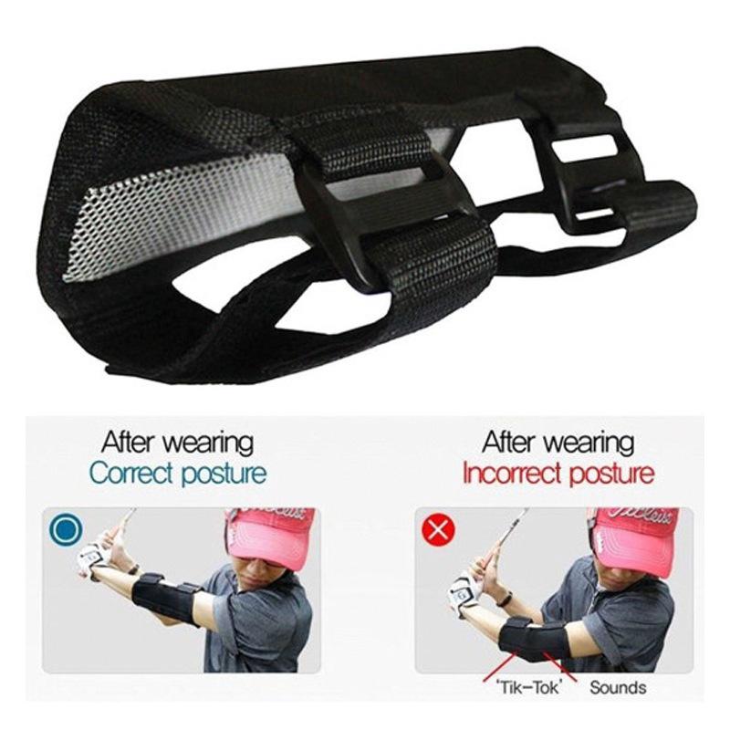 1Pc Golf Swing Trainer Golf Swing Training Aid Elbow Straight Arm For Beginners Correct Training Swing Gesture Improve Skills
