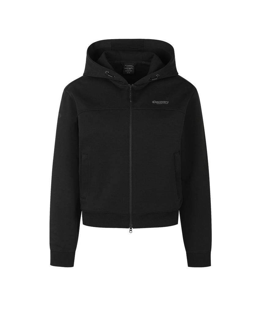 Discovery Expedition Women'S Tech Knit Training Hooded Jacket (Black)