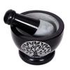 Divit Shilp Mortar and Pestle, Natural Stone Grinder for Spices, Pastes, Herbs, Seasoning Etc. (Tree of Life)