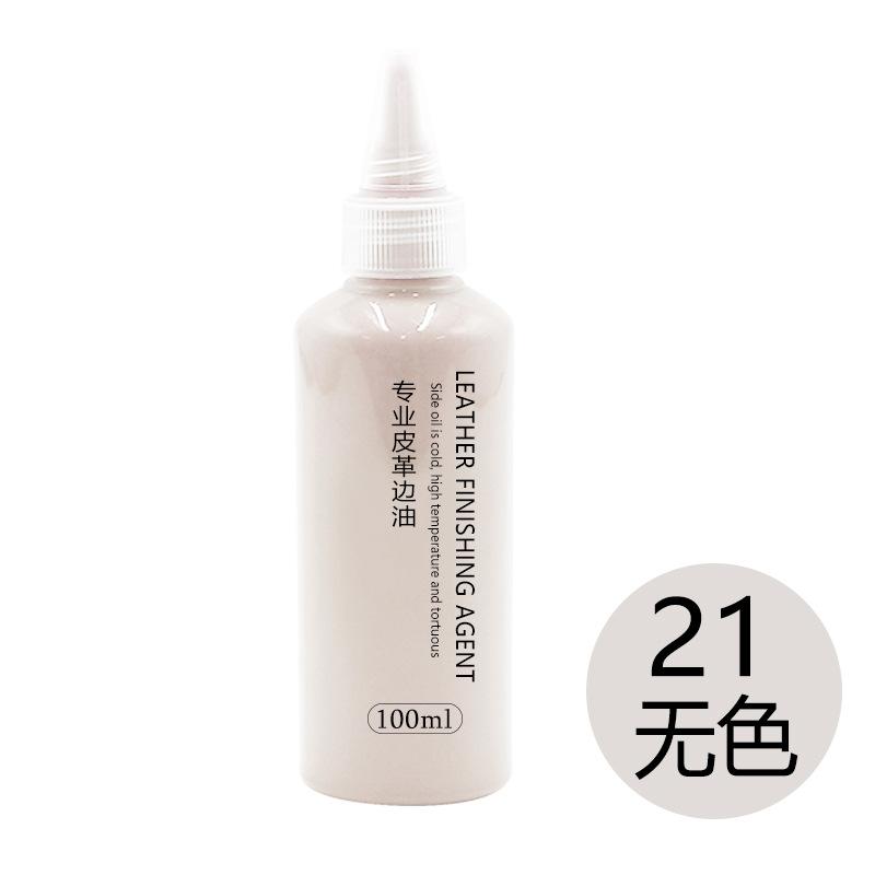 100ml Matte Lederkantenversiegelungsöl Kältebeständig Hochtemperaturbeständig Verhindert Feuchtigkeitsaufnahme und Verformung des Leders