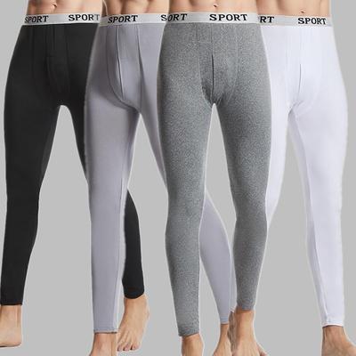 Heren Fleece-gevoerde Slim-Fit Herfst Basislaag Broek
