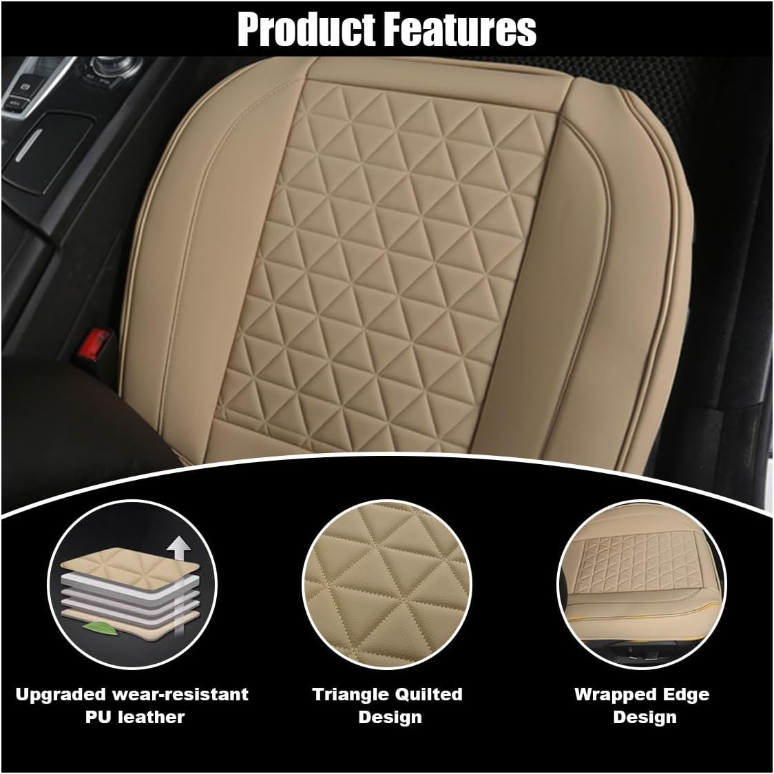 Кожаный чехол на автомобильное сиденье — фото 9