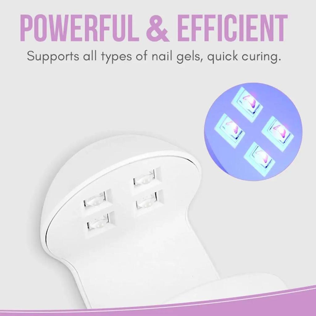 Mini Q-shaped Nail Lamp Led Custom Professional Uv Usb Infrared Sensor With-handle Gel Portable Manicure Dry Phototherapy Curing