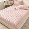 New Mattress Single-piece Padded Thickened Four-season Universal Model Non-slip and Anti-dirty Fixed Simmons Mattress Protective Cover