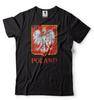 Polen Fahne T-Shirt: Patriotisches Polnisches Adlerwappen T-Shirt