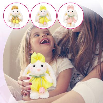 Niedliche Hasenpuppe Plüschtier Schlappohr Hasenpuppe Maschine Stoffpuppe Mädchen Geschenk