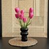 Bohemian Decor Thermal Insulation Mats Thanksgiving Dinner Natural Woven Grass Rustic Table Setting Sustainable Material