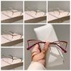 Transparent Square Frame Myopia Glasses Retro Large Frame Eyewear Anti-blue Light Glasses  Unisex