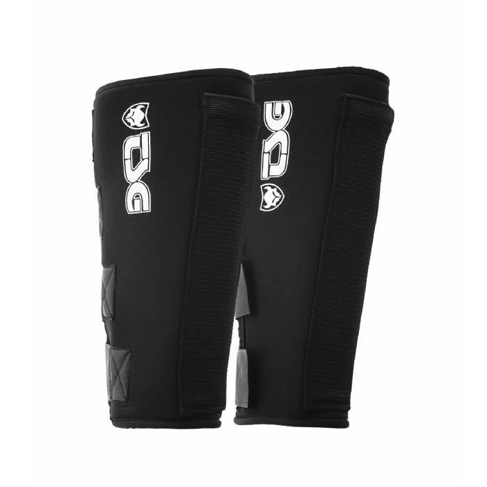 Protège-tibias BMX TSG - noir - L/XL - Adulte - Homme - Construction haut de gamme