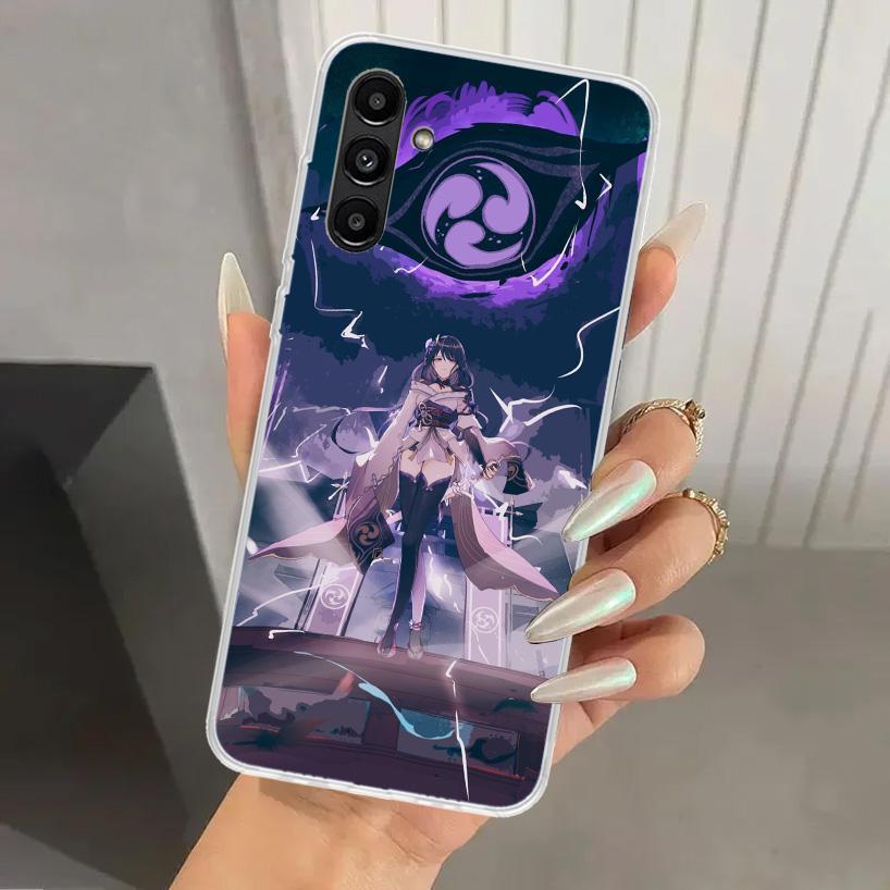 Raiden Shogun Genshin Impact Phone Case for Samsung Galaxy A17 A16 A37 A26 A36 A57 A56 A15 A25 A35 A55 A14 A24 A34 A54 A13 A23 A