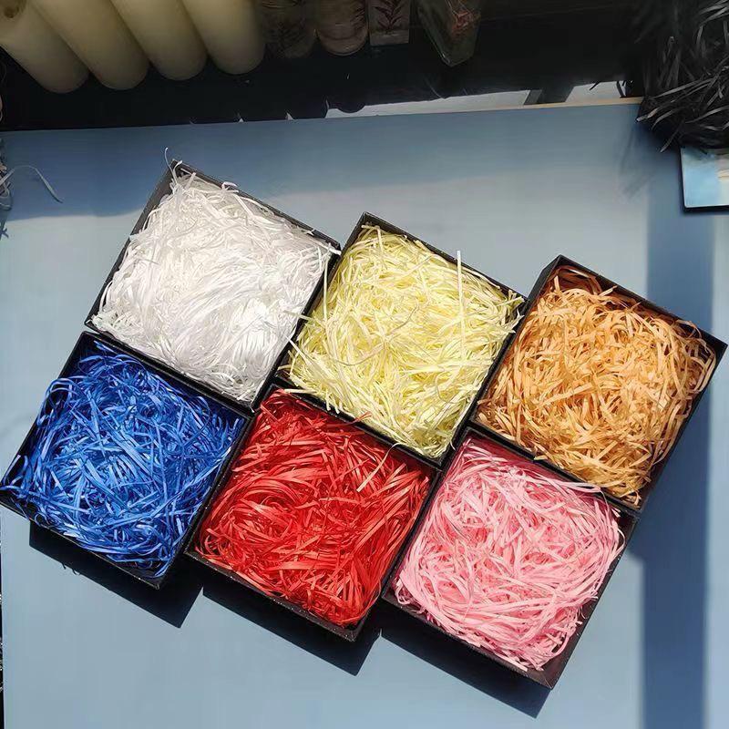 Raffia Paper Shredded Gift Box Filler for Valentine's, Birthdays & Party Favors