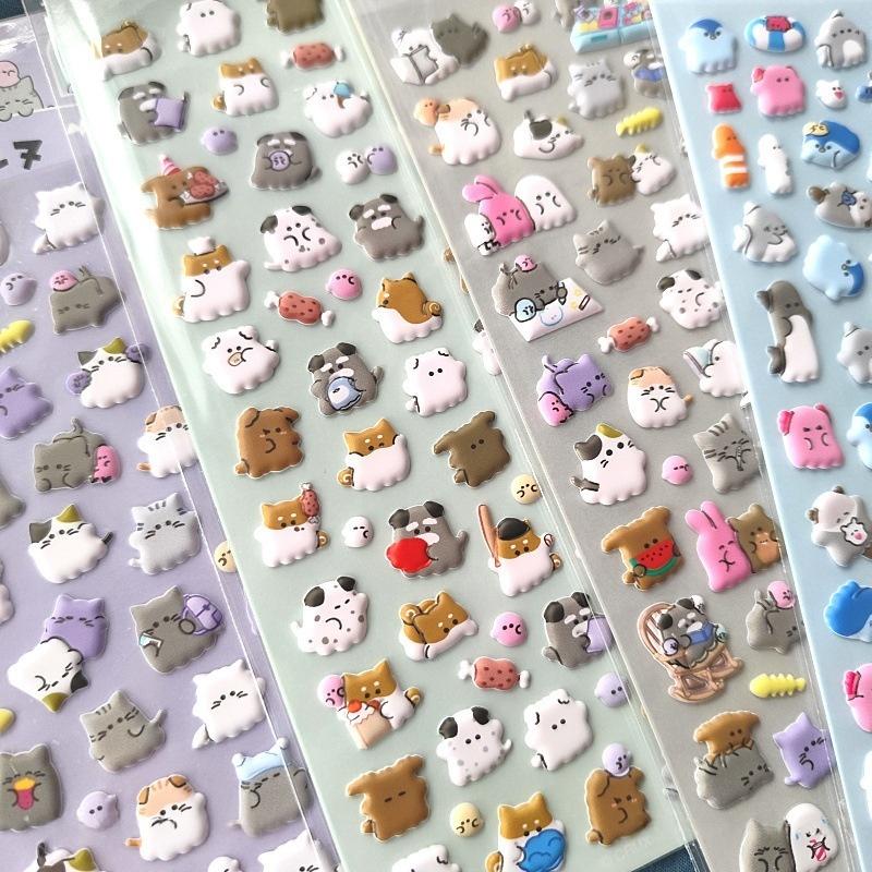 

1 шт. Милые Очаровательные Животные Ева Пузырчатые Наклейки DIY Декор для Ноутбука Скрапбукинга Чехла Телефона Дневника Наклейки Подарки ONESIZE