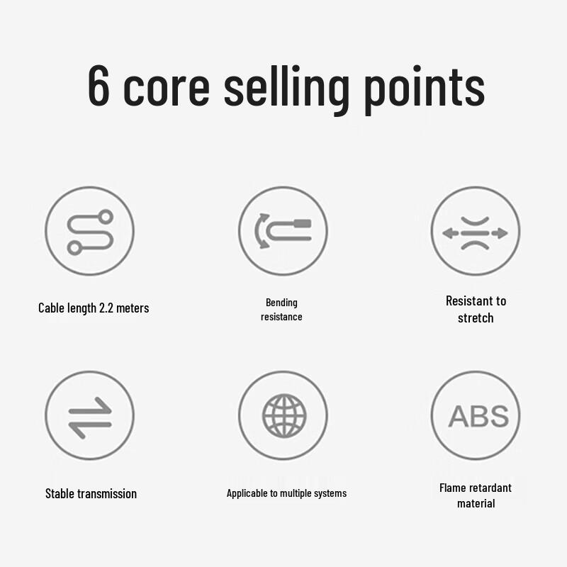 Deli GK891 Document Camera Encryption Cable