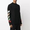 OFF WHITE Diagonal Arrows Motif Sweater OMHA036R21KNI0011084