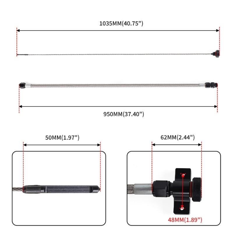 Metal Transmission Fluid Dipstick For F150 6R80 10R80 4R70E Automatic Transmission Dipstick