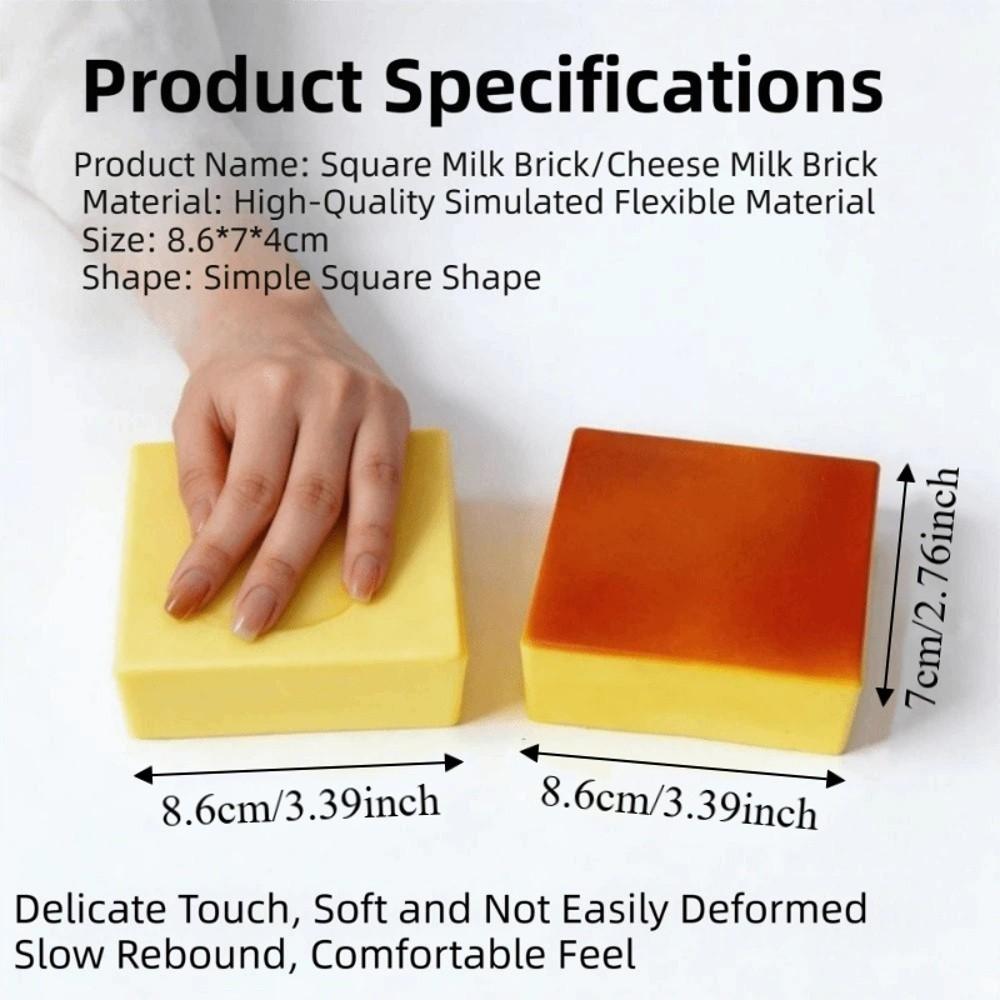 Creative Butter Cookies Slow Rebound Toys Moist Feel Butter Cookies Pinch Toy  Hand Relaxing