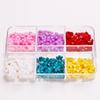 White Mini Five-Petal Flower Resin Rhinestones for Nail Art & Phone Case Decoration