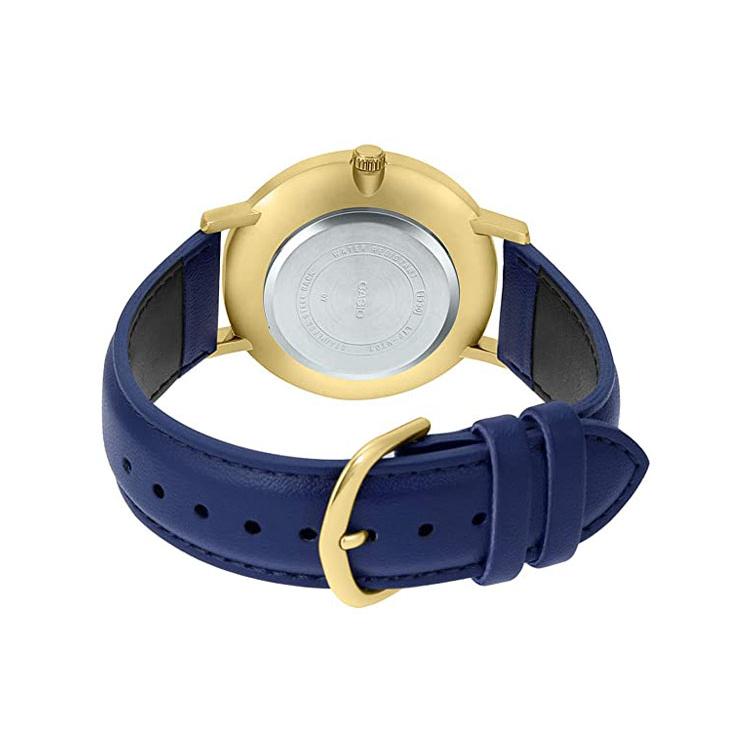 CASIO STANDARD Quartz Movement Leather Strap Watch Women's Watch Blue Dial LTP-VT01GL-2B