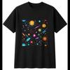 Comet Mens T-Shirt Space Black 100% Cotton Astronomy Printed Sci Fi