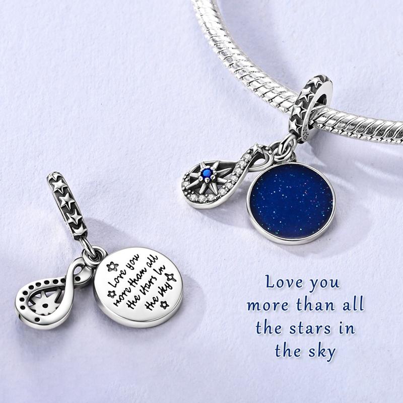 925 Sterling Copper Aircraft Travel Charms Bead Inlaid Pink Zirconium Love Heart Pendants Fit Original Bracelet Zircon Gift