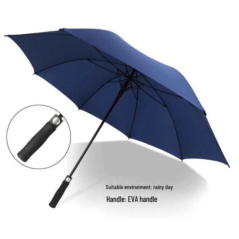 Men's Large Heavy-Duty Long Handle Golf Umbrella with Logo
