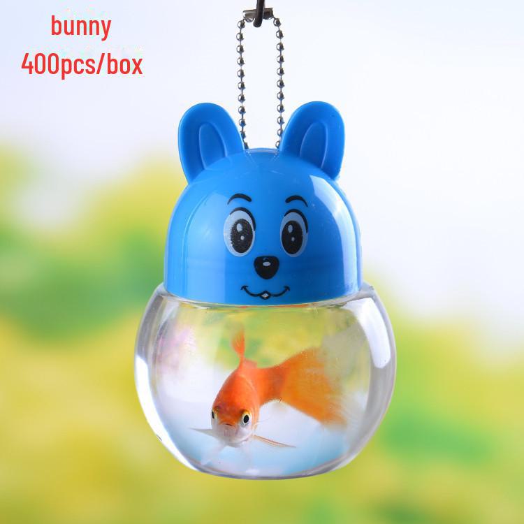 

Компактний дихаючий пластиковий акваріум з отвором для повітря для дрібних риб або черепах