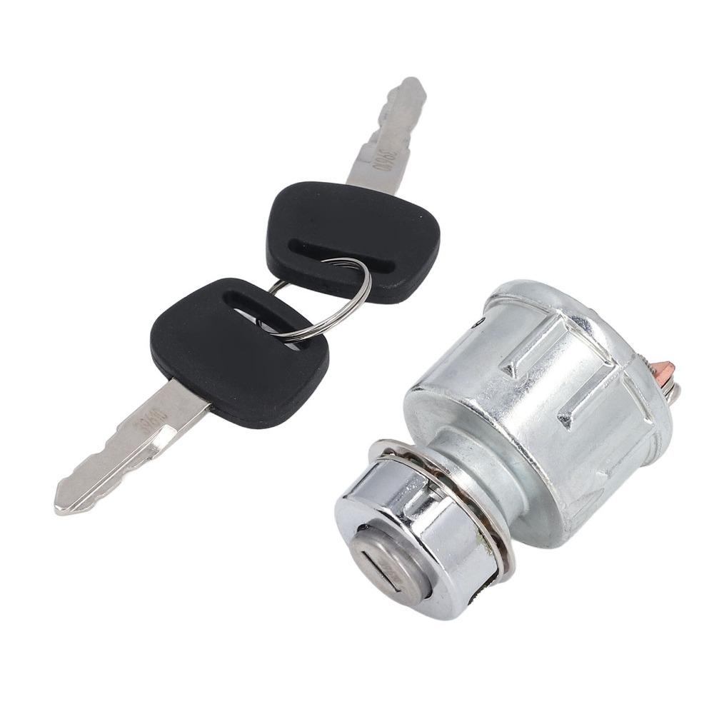 JK404C Tractor Ignition Switch 2 PIN High Durability Key Switch Send Signals Waterproof Ignition Start Switch