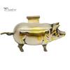 Metal Tape Measure 1/2/3Pcs Vintage Pig Portable Retractable Measuring Mini Sewing Tailor Cloth Weight Loss Body Measurement Ruler Pig-shaped