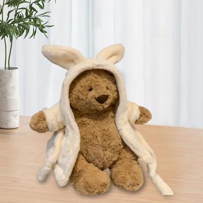Yousheng Bear Plush Doll Bartholomew Bear Adorable Stuffed Animals Festival Fun Pillow Teddy Bears for Baby Newbow