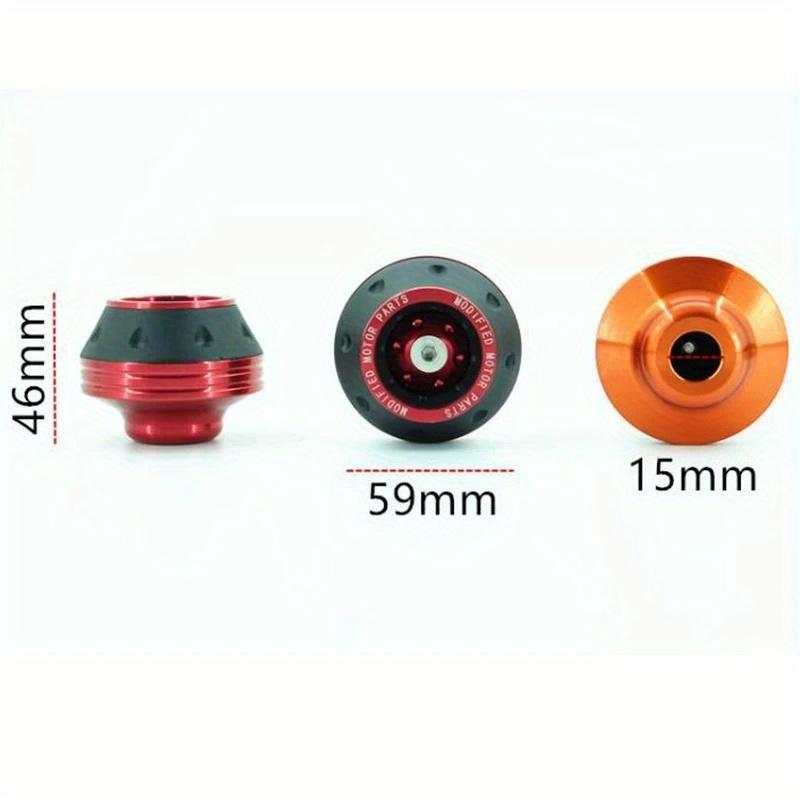 Motorcycle Crash Protector Wheel Protection Pads Colorful Motorbike Tire Frame Slider Motocross