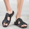 Übergröße Mode Allround-Freizeitschuhe Sommer Kühl und Bequem Basic Herren-Slipper Rutschfest Atmungsaktiv Herren-Sandalen